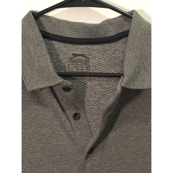 Slazenger Mens Gray Polo Shirt Size M - Picture 2 of 7